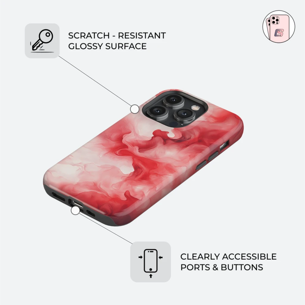 Crimson Riot – iPhone case – image 5