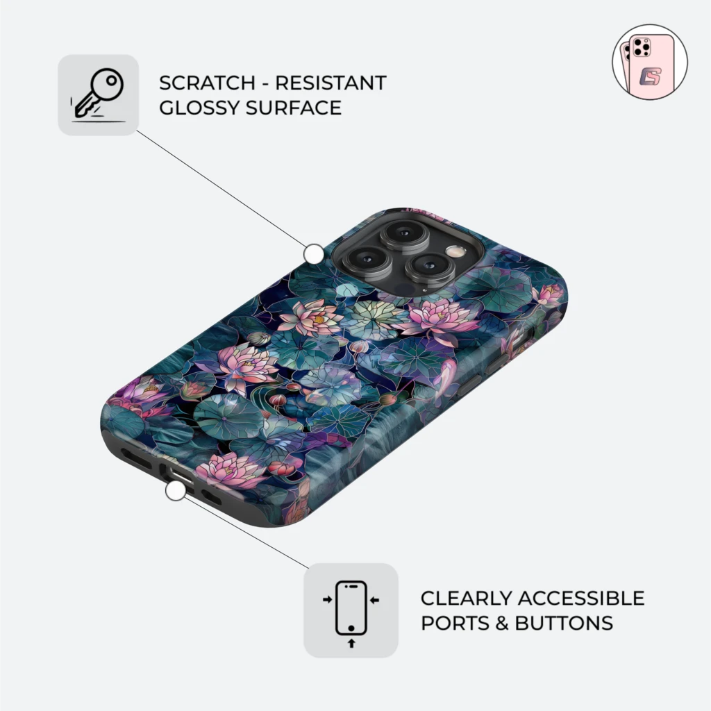 Noir Bloom – iPhone case – image 5