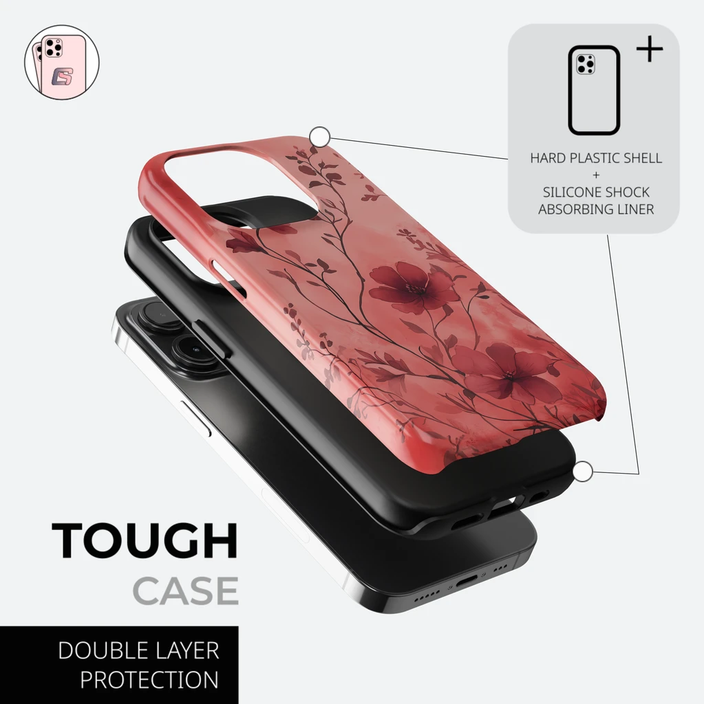Poppy Hour – iPhone case – image 2